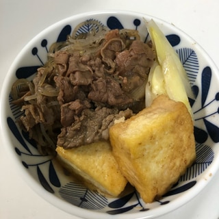 豆腐を美味しく！肉豆腐